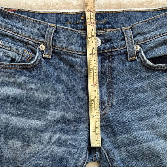 7FAM 7 For All Mankind Bootcut Jeans Midrise 28 - Picture 12 of 14